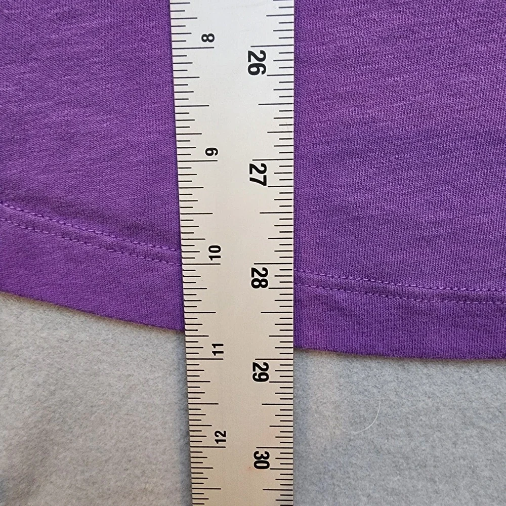 Nike Dri-FIT Purple Graphic Swoosh T-Shirt Womens Plus Size 1X Short Sleeve Tee - Picture 6 of 7